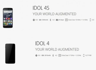 Alcatel Idol 4s y Idol 4, se filtran por la propia compañía y apuntan al MWC16